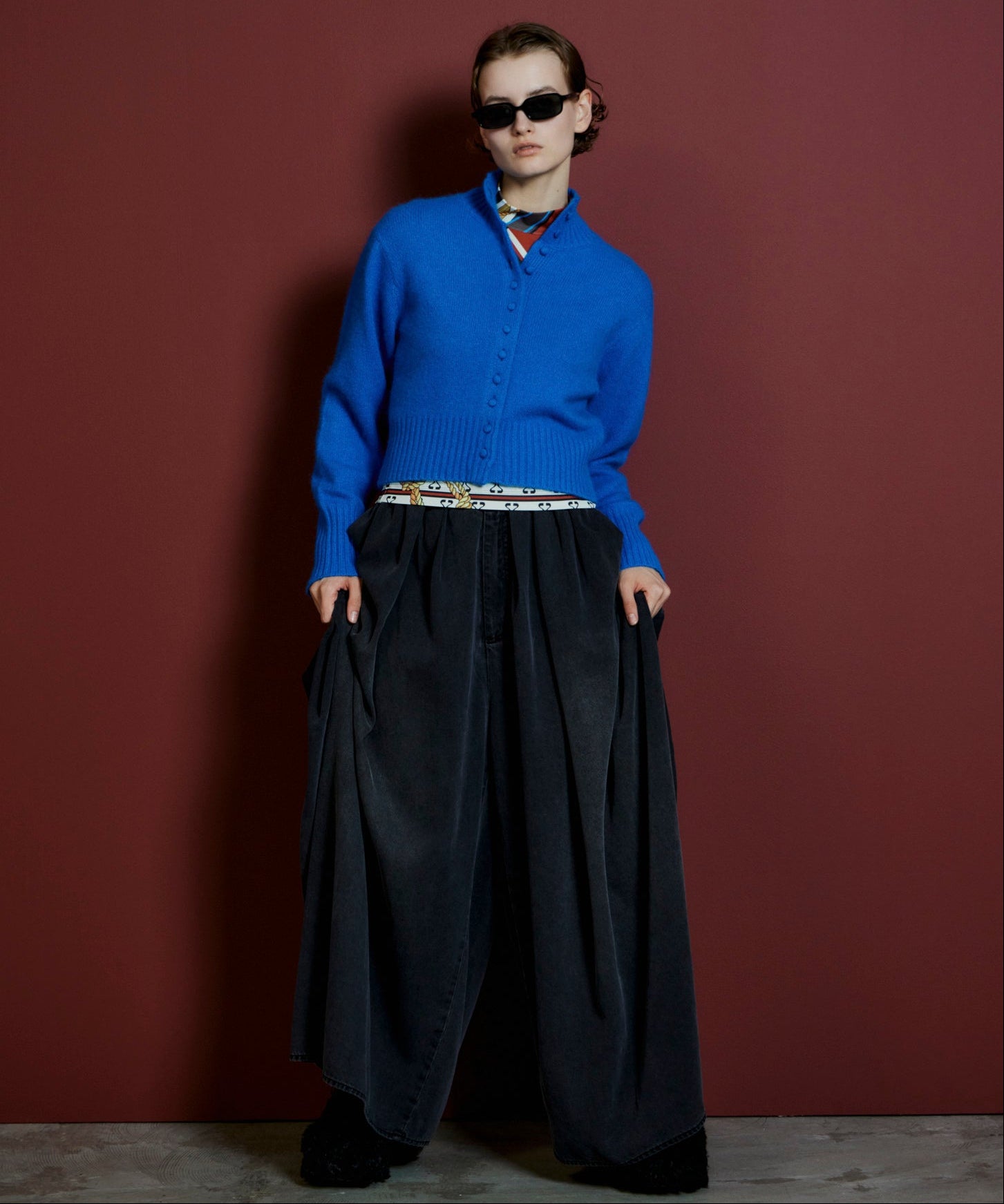Volume Denim Pants