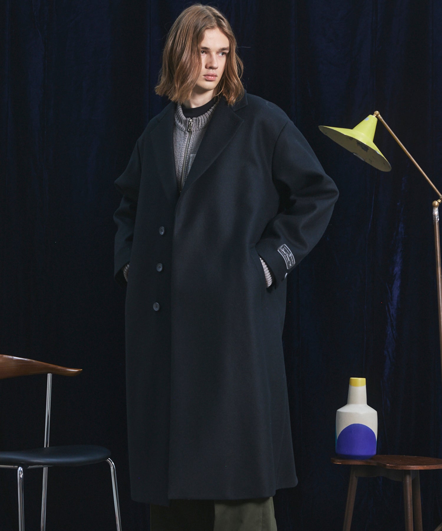 26AW PRE-ORDER】スーパー140プライムオーバーメルトンチェスターコート