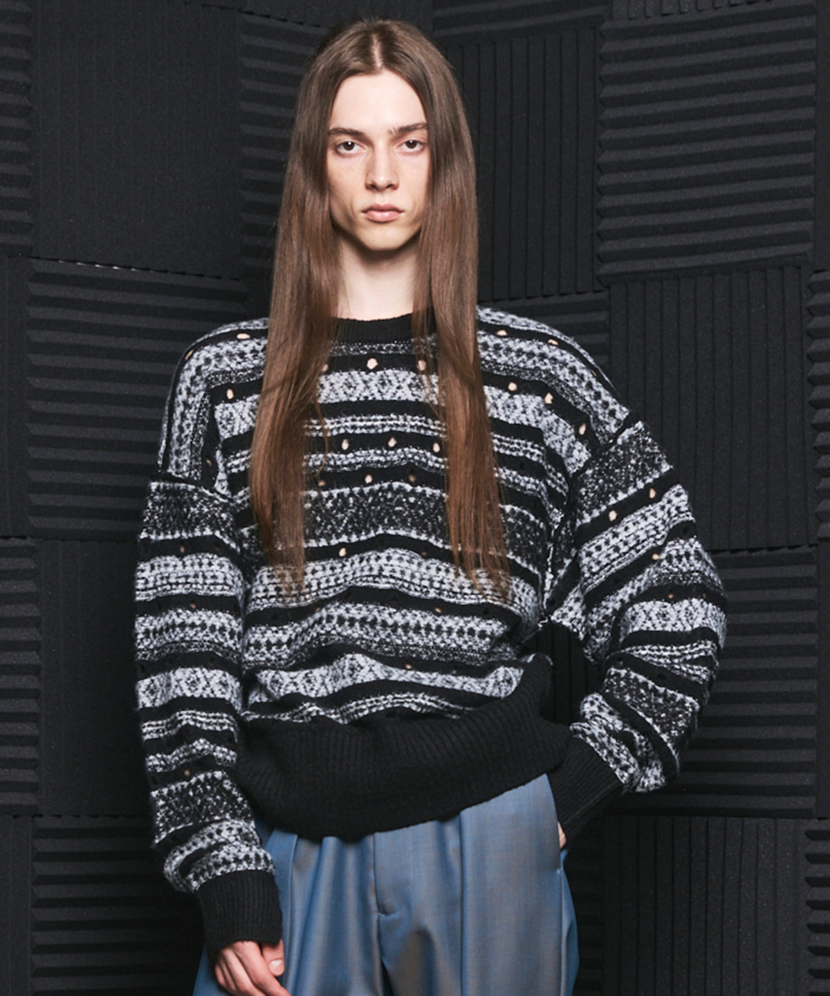 【26SS PRE-ORDER】Airy Striped Gabardine Prime-Over Short-sleeved Shirt