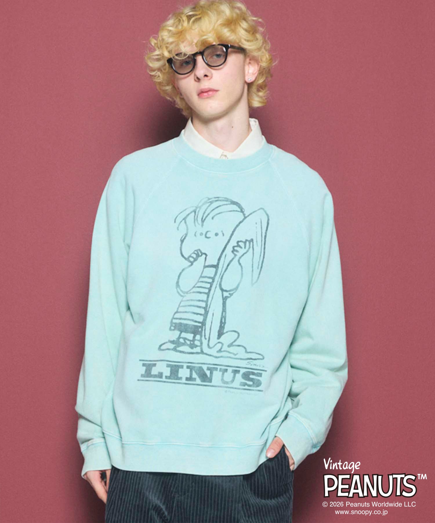 26AW PRE-ORDER】「PEANUTS」プライムオーバークルーネックスウェット