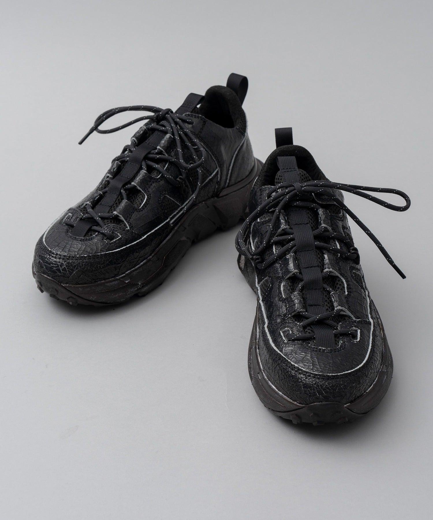 SPECIAL SHOES FACTORY COLLABORATION】Vibram Sole Lace-Up Sneaker Made