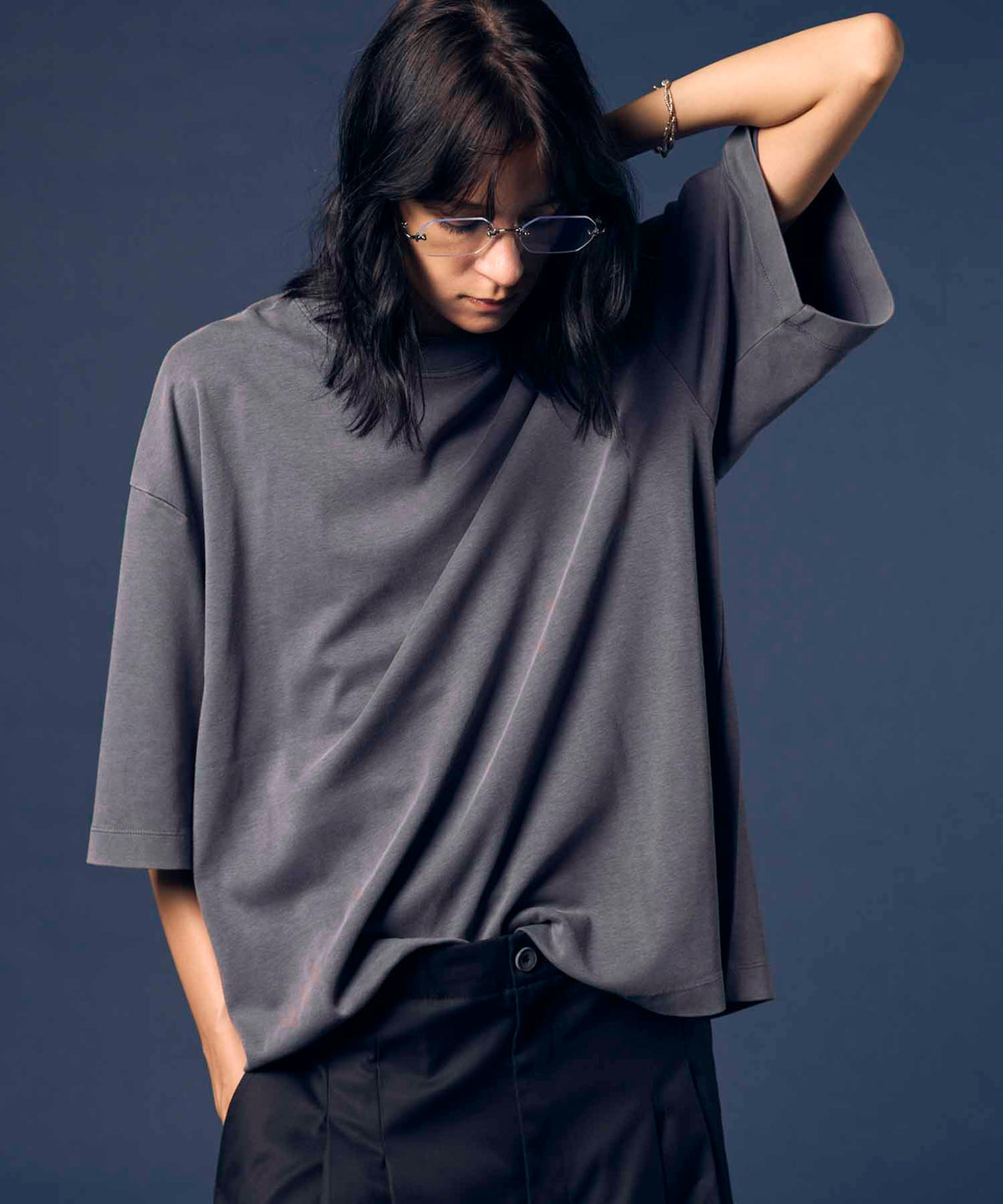 Prime-Over Pigment Smooth Crew Neck T-Shirt