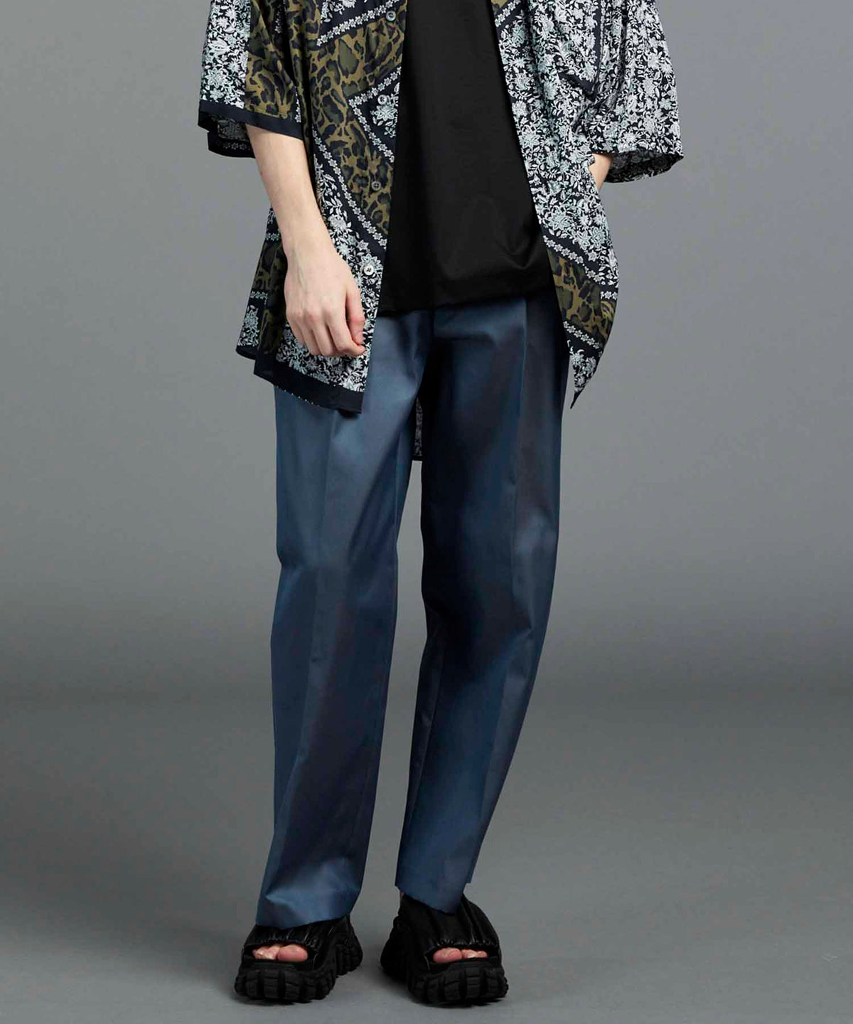 120/2 Suvin Cotton Gabardine Prime-Wide One Tuck Pants