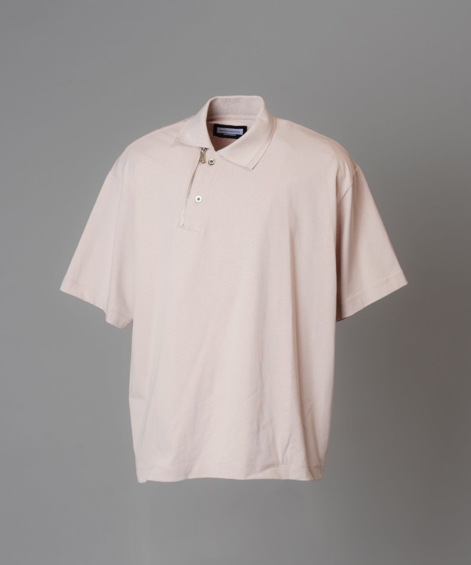 26SS新作　PERFORMANCE POLO 　　定価￥38,500 26SS PRE-ORDER】Asymmetrical Front Zip Prime-Over Short Sleeve Polo Sh