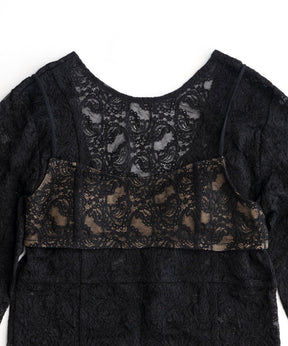 With Bra 2way Lace Tops