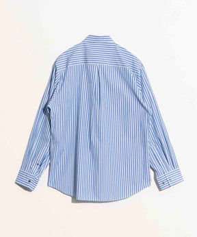 【SALE】【Italian Dead Stock Fabric】Dress-Over Fly Front Shirt