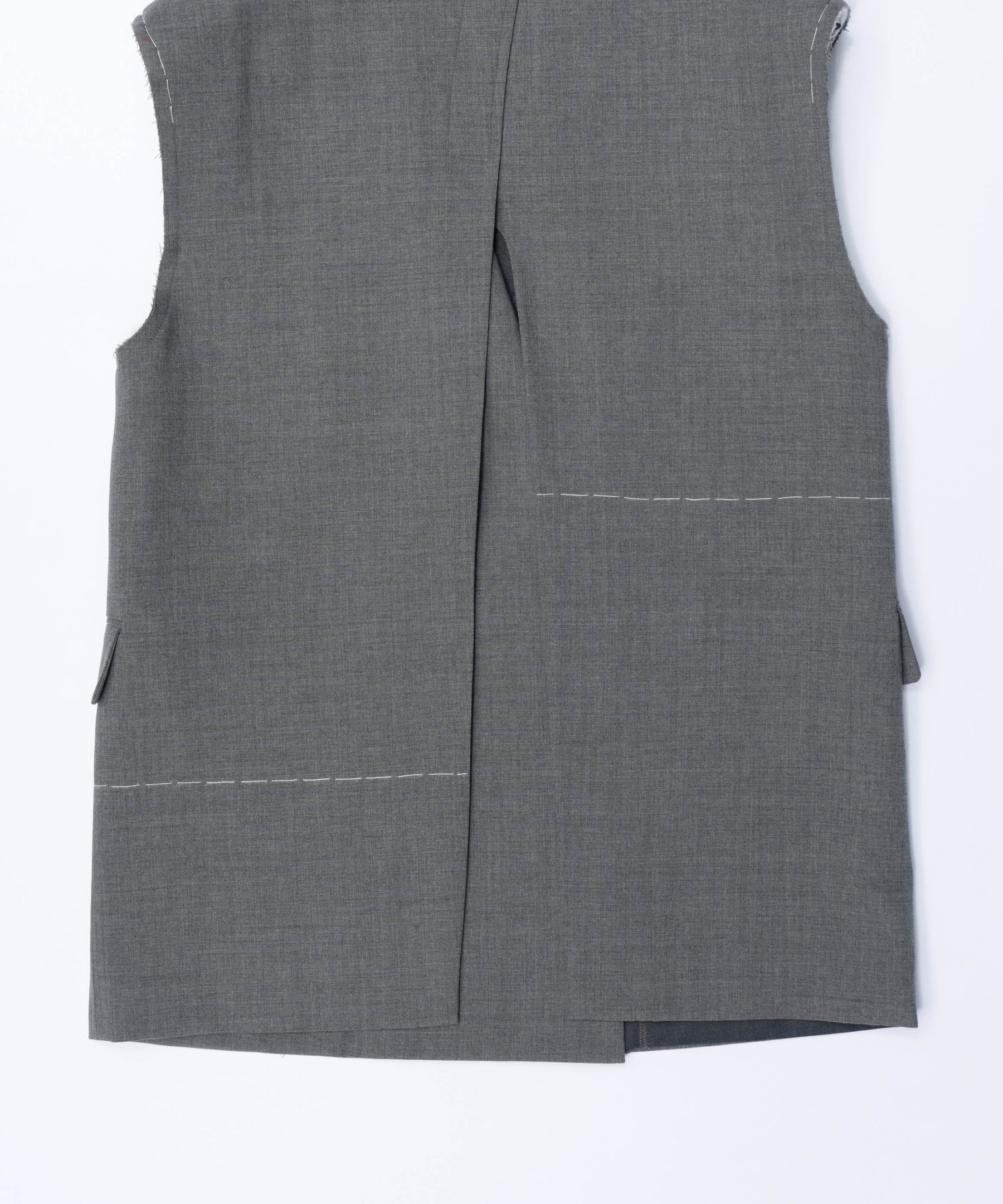 Double Color Hand Stitched Gilet