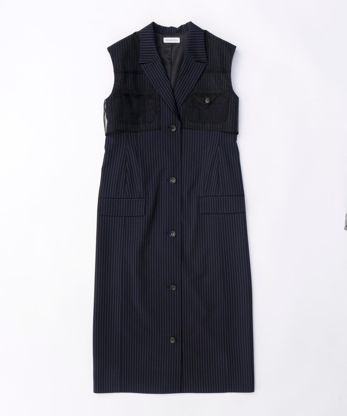 Tailored Gilet One-piece Dress