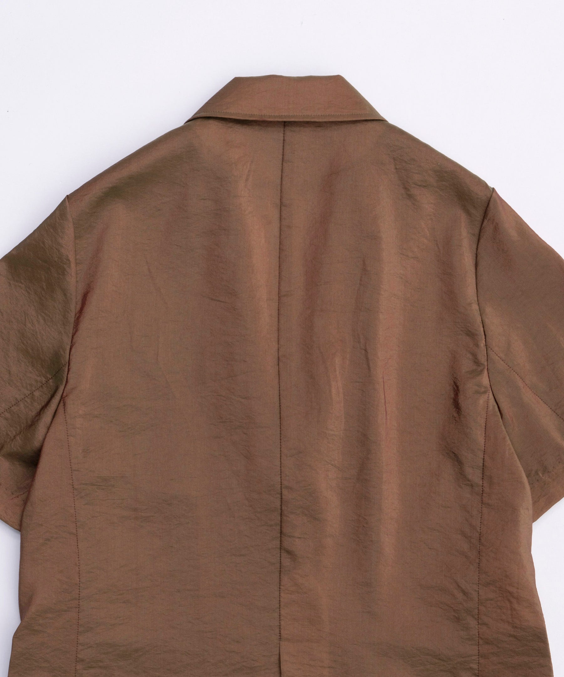 Silky Chambray Half Sleeve Jacket