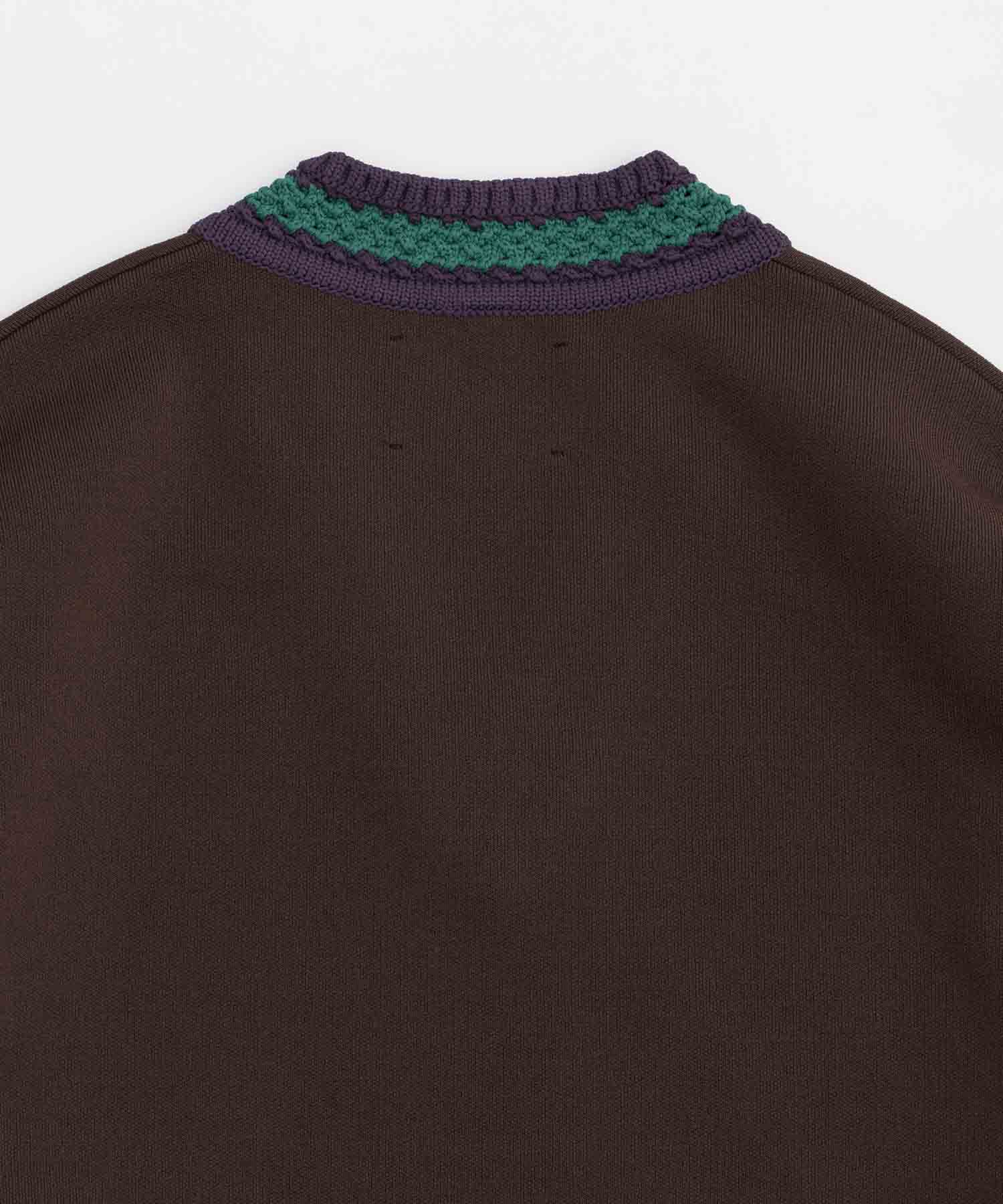 【SALE】Prime-Over Double-Face V-Neck Knit Pullover