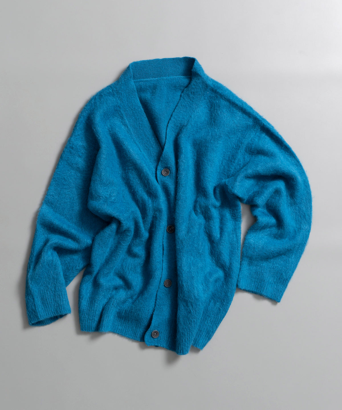 【SALE】Royal Cashmere Special Blushed Prime-Over V-Neck Knit Cardigan