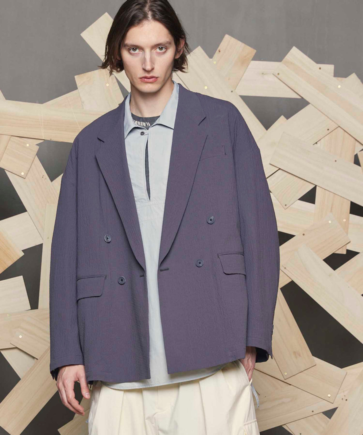 【SALE】【LIMITED EDITION】Dress-Fit Peaked Lapel Double Breasted Tailored Jacket