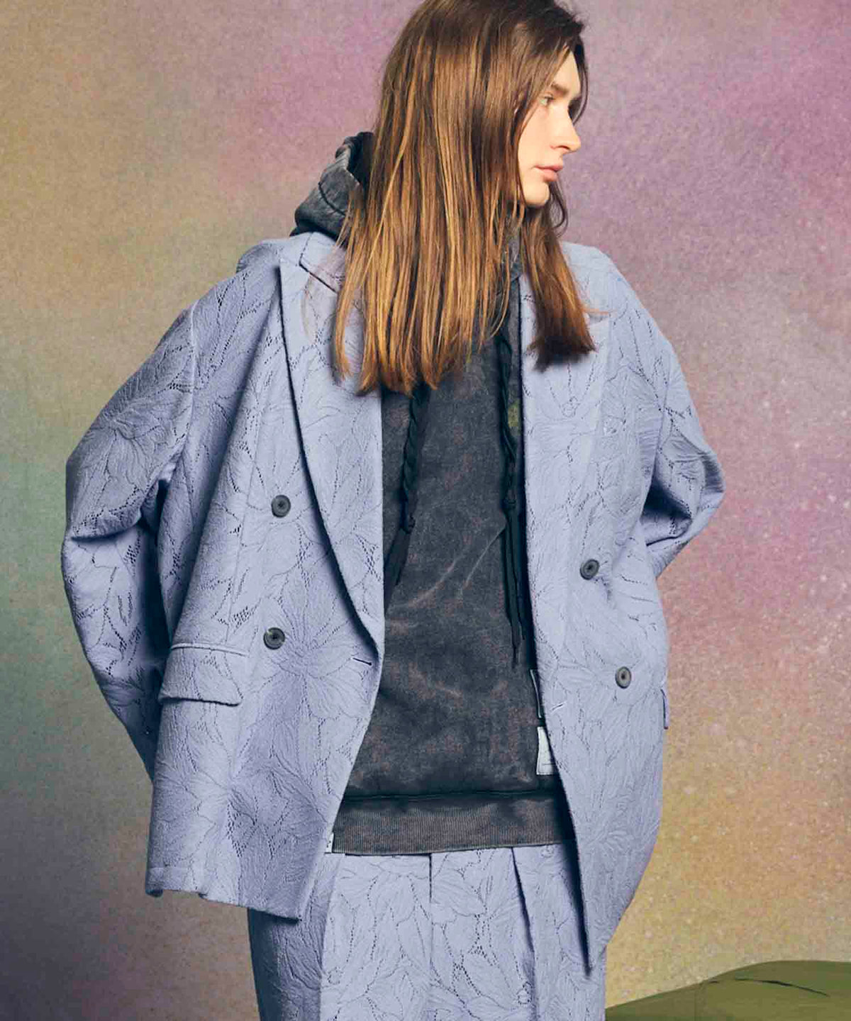 【LIMITED EDITION】Prime-Over Peaked Lapel Double Tailored Jacket