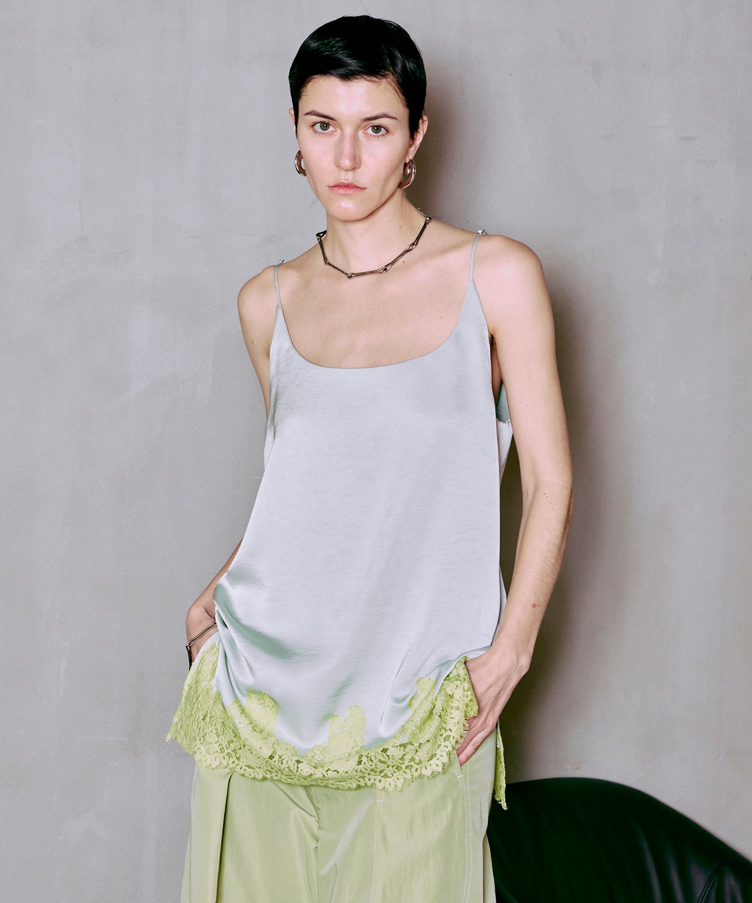 MAISON SPECIAL ミックスレース キャミ ビスチェ MAISON SPECIAL（メゾンスペシャル）の「Mixed Lace Camisole/ミックス