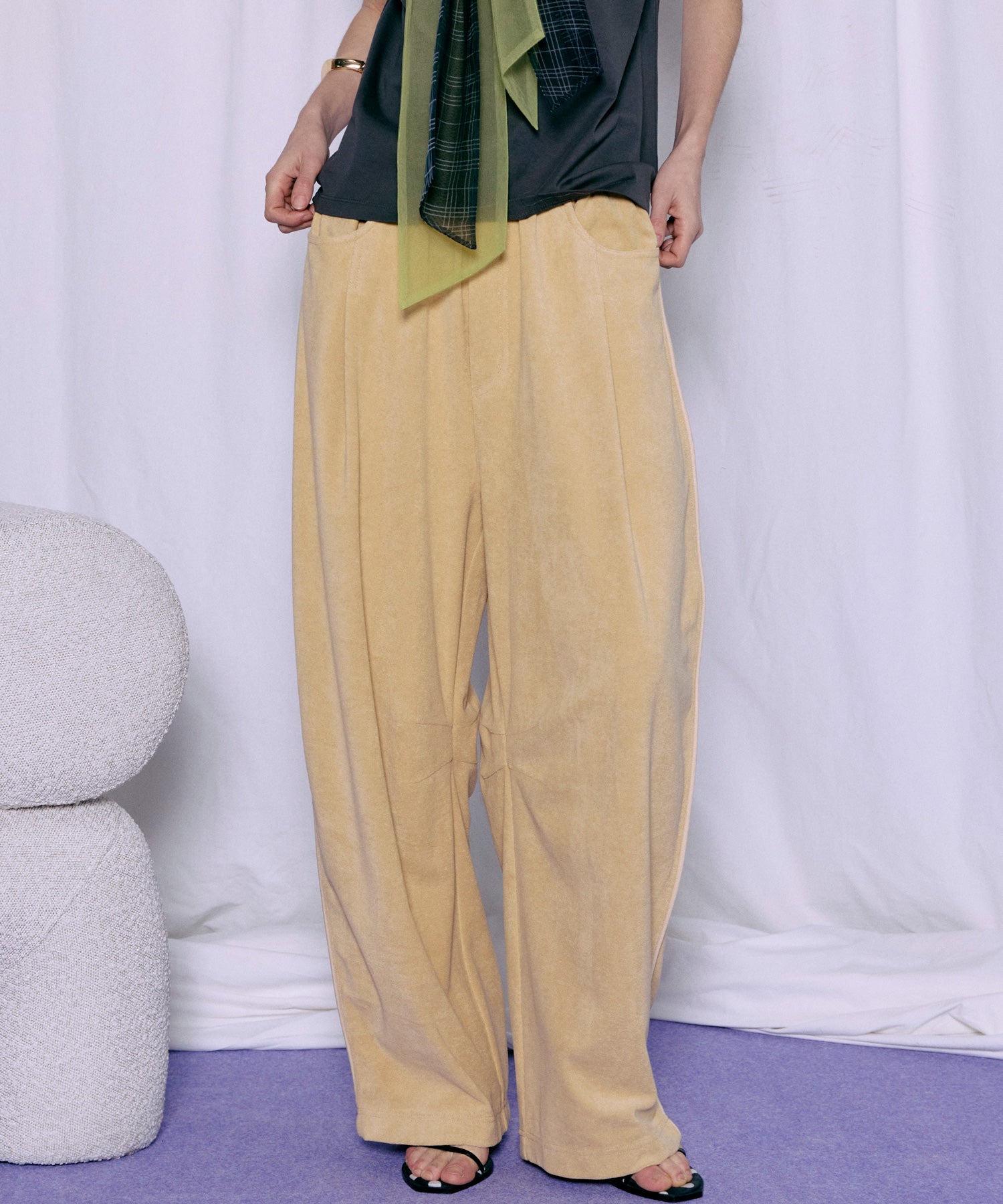 パンツ PainterMilitaryCurvePants MaisonSpecial PRE-ORDER】Balloon Pile Pants
