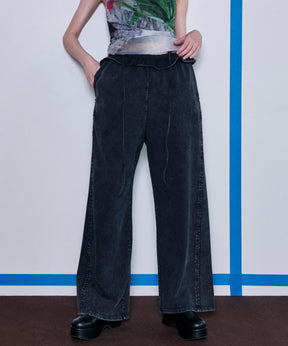 【SALE】Waist Ruffle Sweatpants