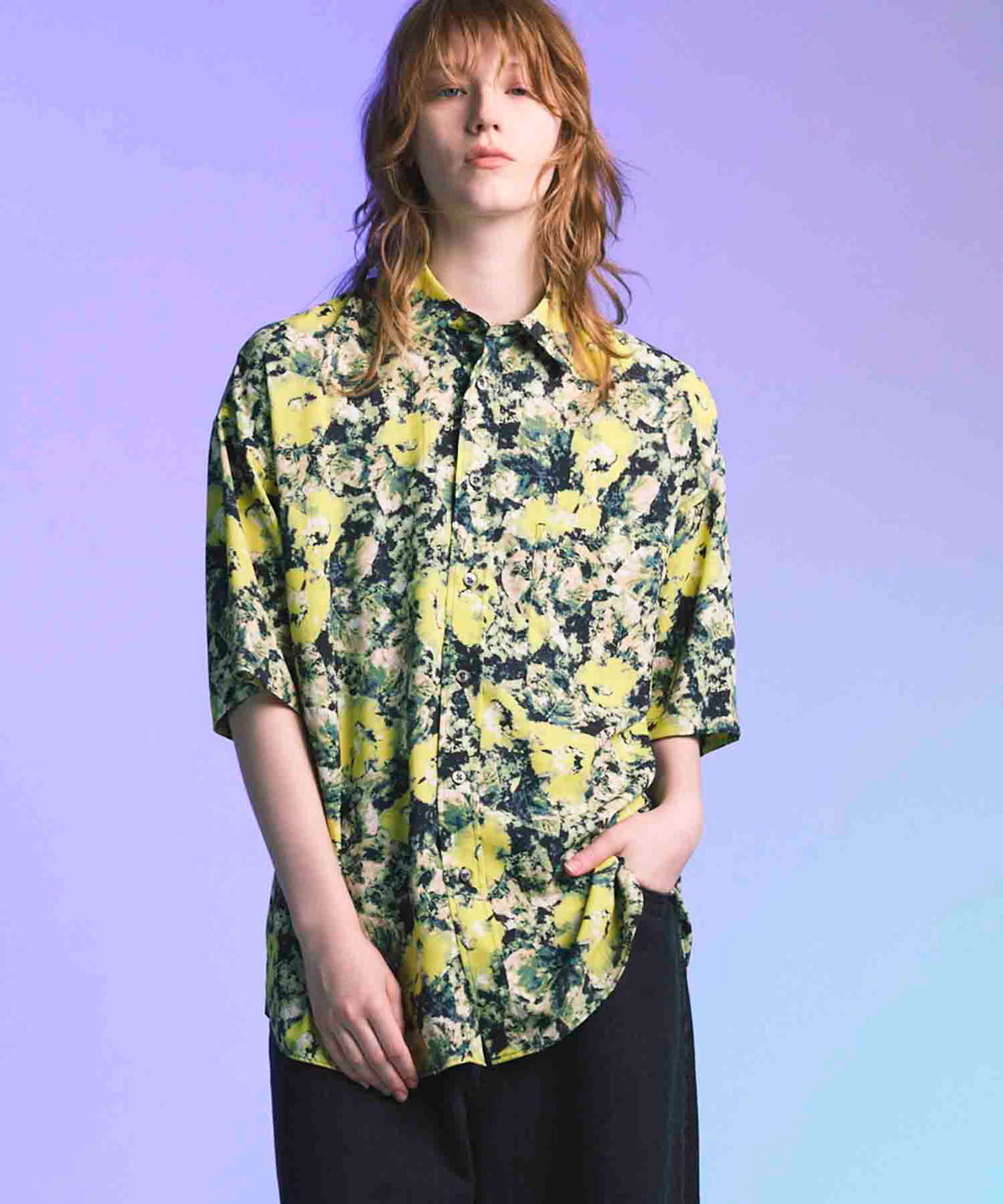 ORIGINAL GRAPHIC Prime-Over Regular Collar Short Sleeve Shirt