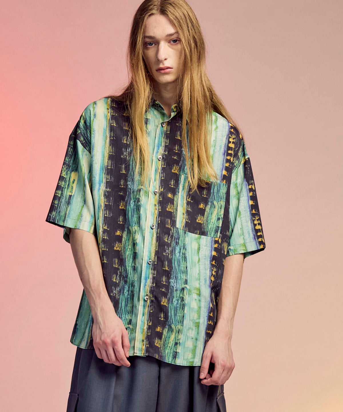 【LIMITED EDITION】ORIGINAL GRAPHIC Prime-Over Regular Collar Short Sleeve Shirt