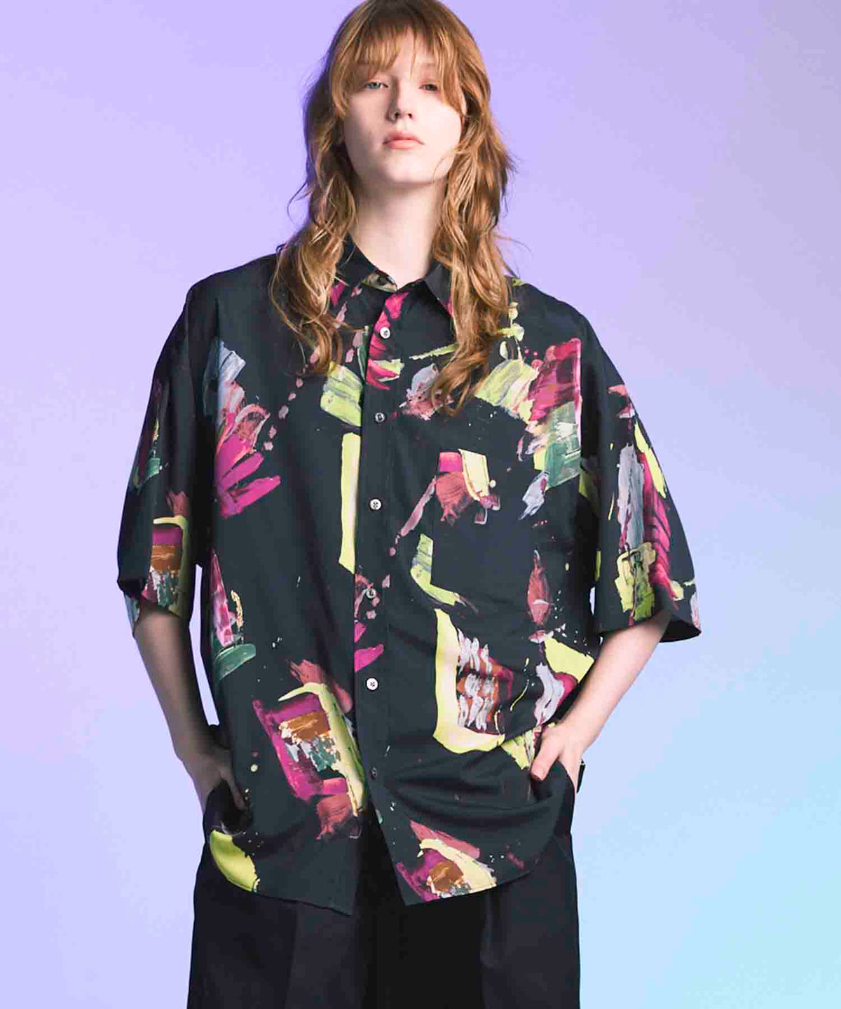 【LIMITED EDITION】ORIGINAL GRAPHIC Prime-Over Regular Collar Short Sleeve Shirt