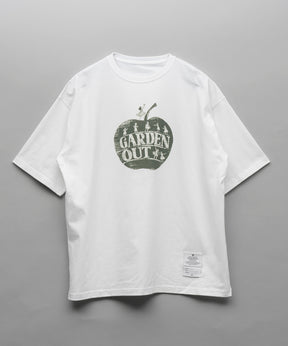 【WEB LIMITED】Apple Graphic Prime-Over Crew Neck T-shirt