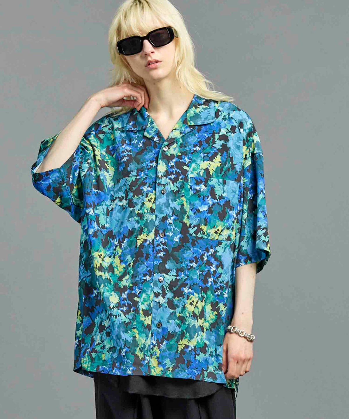 【LIMITED EDITION】ORIGINAL GRAPHIC Prime-Over Open Collar Short Sleeve Shirt