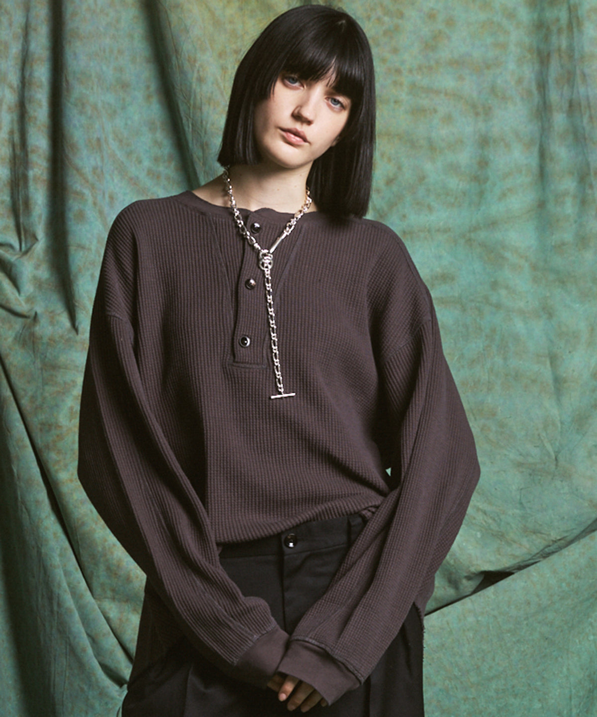 Airy Striped Gabardine Prime-Over Short-sleeved Shirt