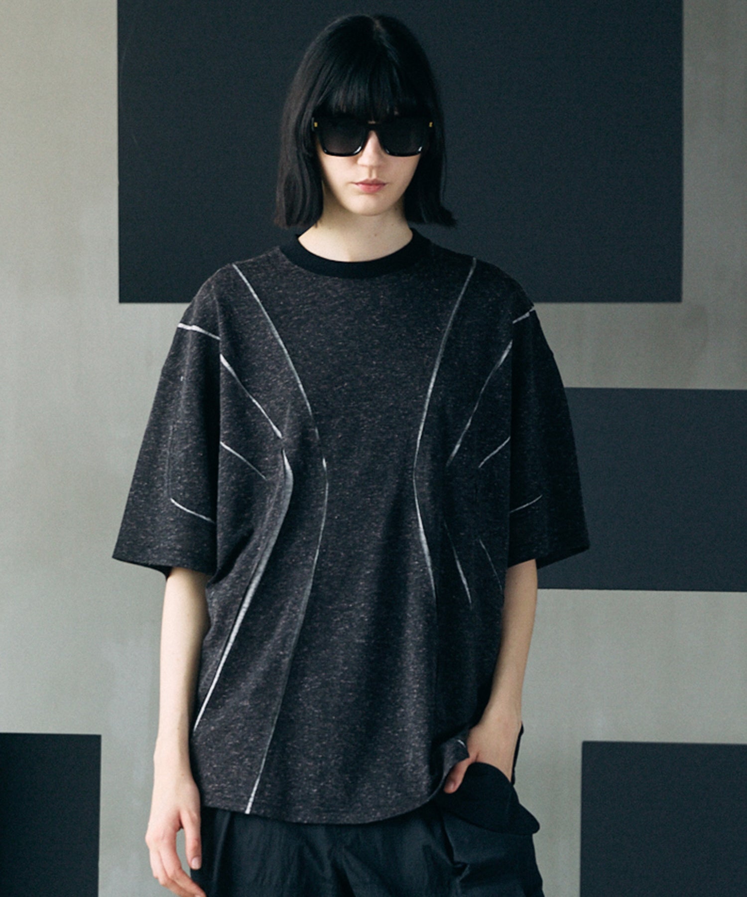 26SS PRE-ORDER】Slab Mix Jersey Prime-Over TSUGIHAGI T-shirt