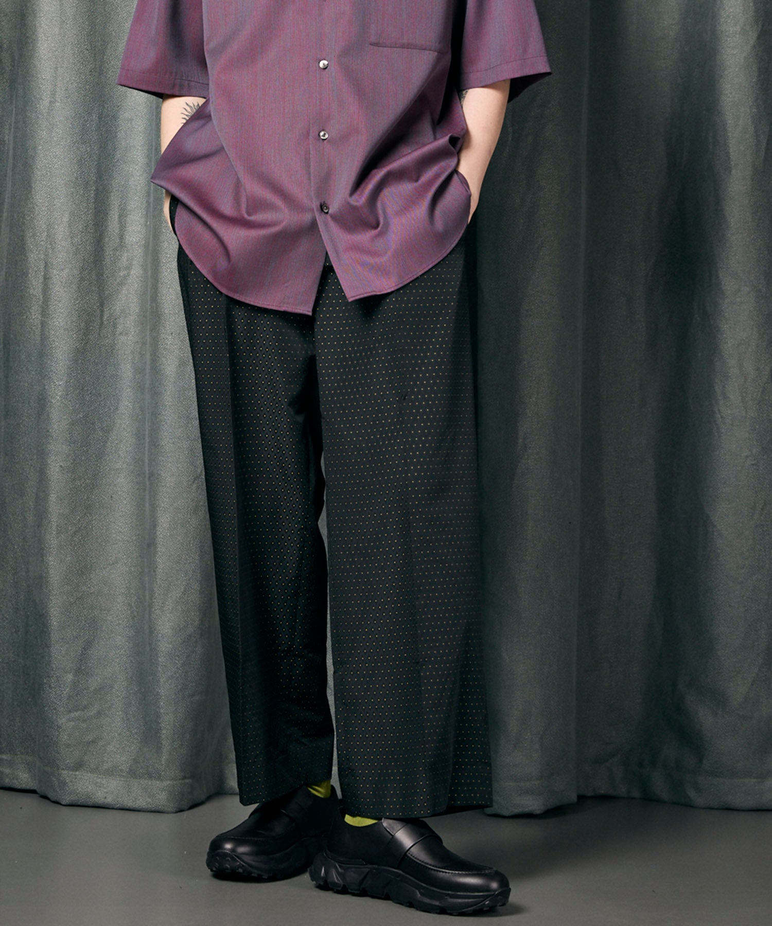LIMITED EDITION】Dress-Over Two-Tuck Wide Pants