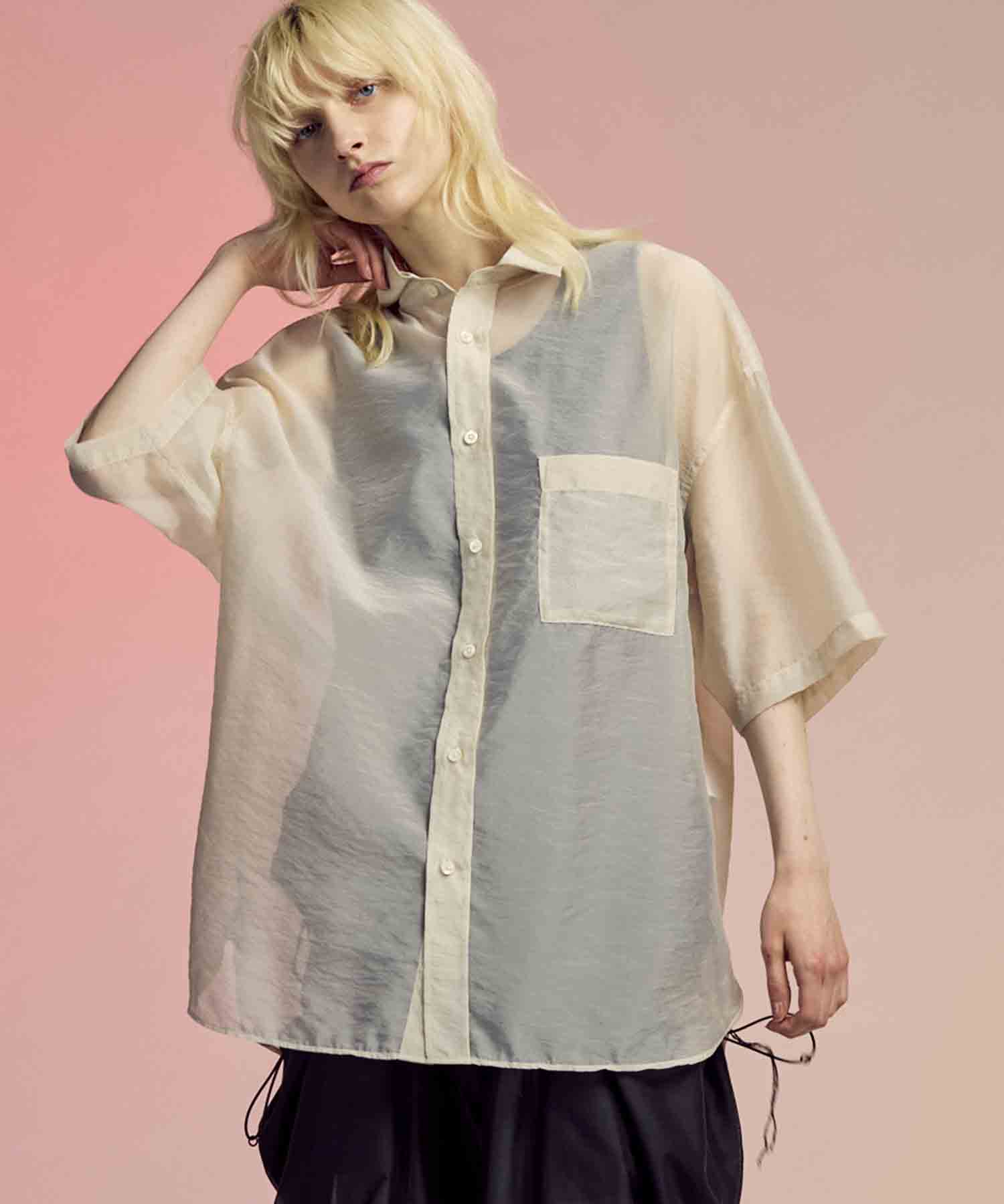 LIMITED EDITION】Prime-Over Regular Collar Short Sleeve Shirt