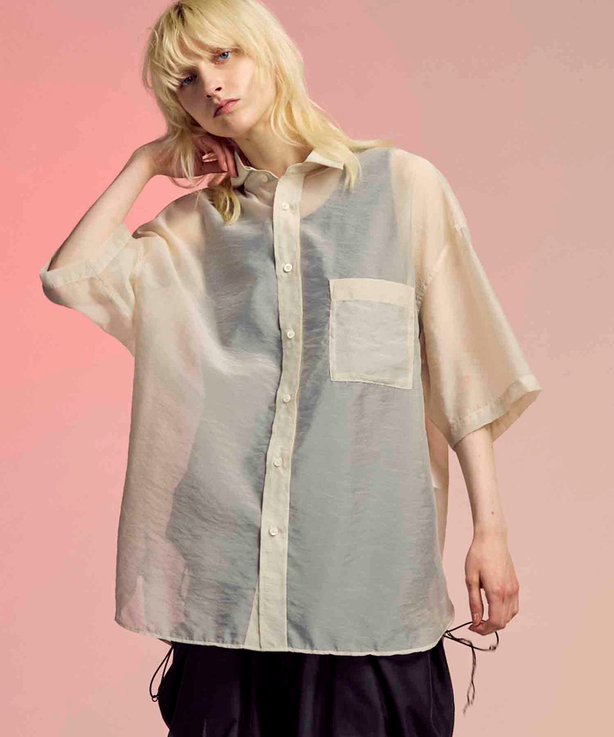 【LIMITED EDITION】Prime-Over Regular Collar Short Sleeve Shirt