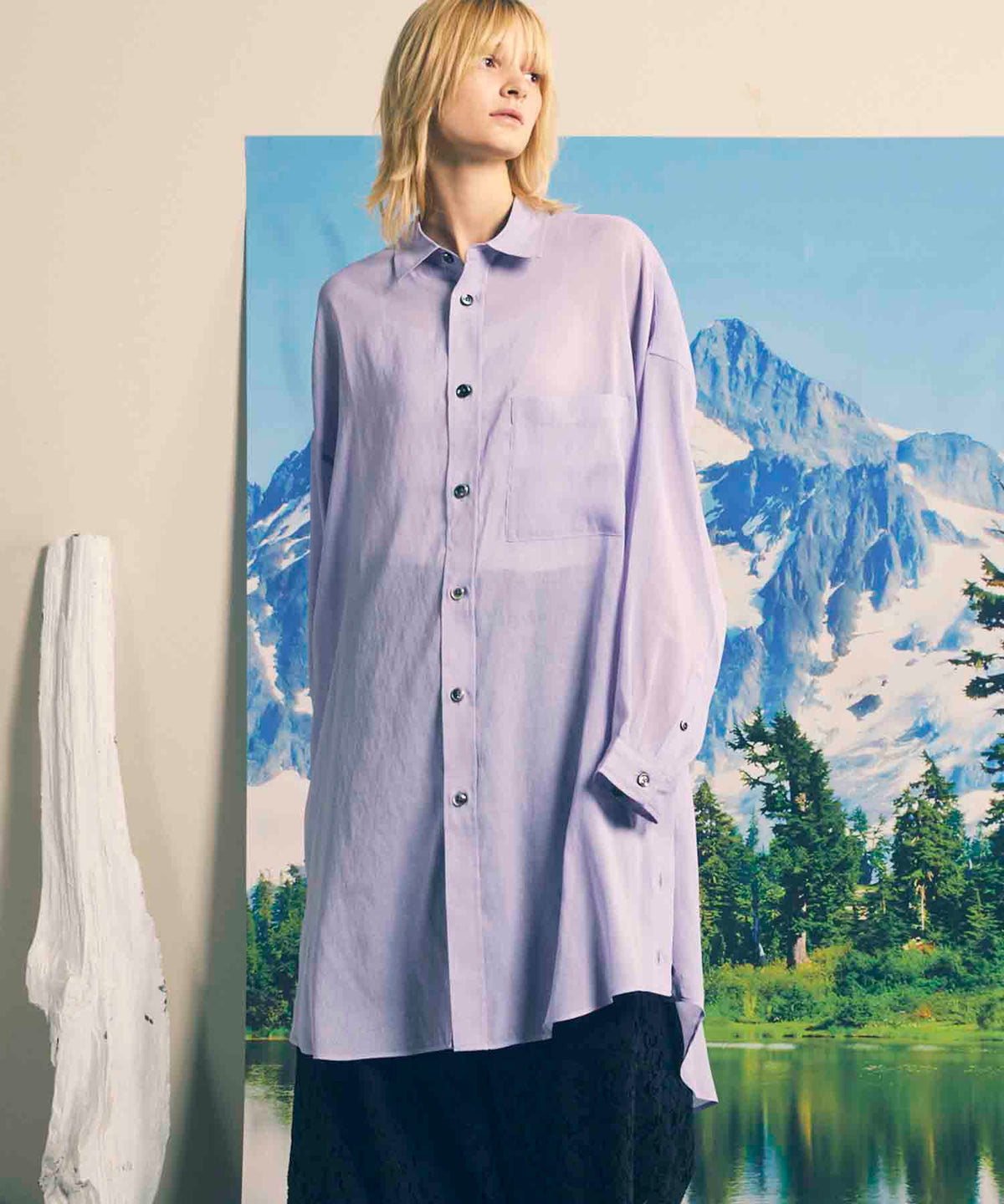 【LIMITED EDITION】Prime-Over Maxi Shirt Coat