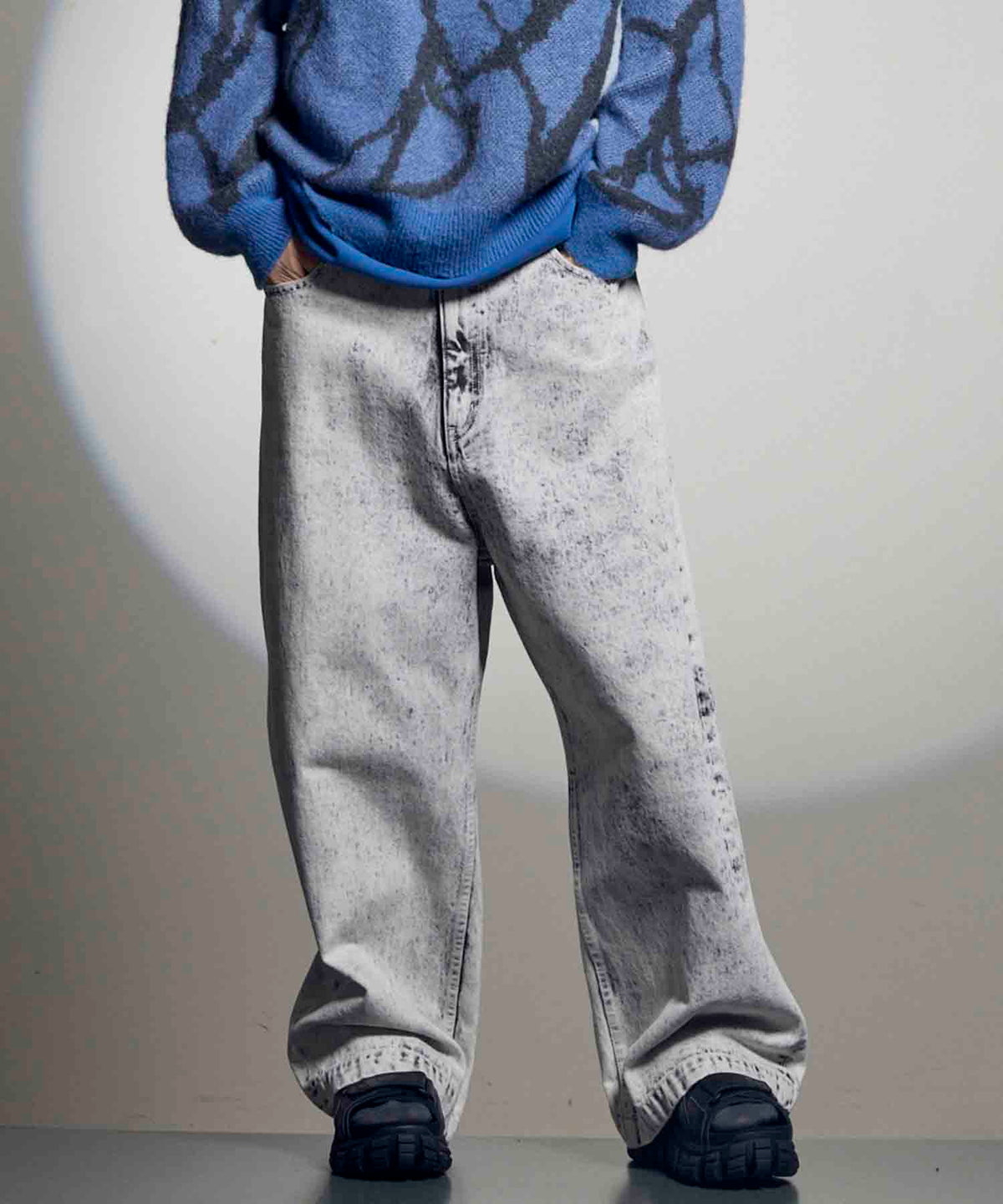 11oz Chemical Over-Dye Denim Buggy Pants