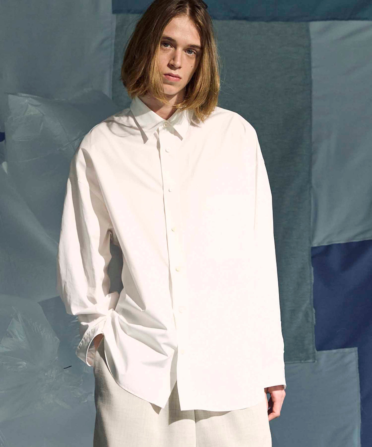 120/2 Suvin Cotton Typewriter Prime-Over Shirt