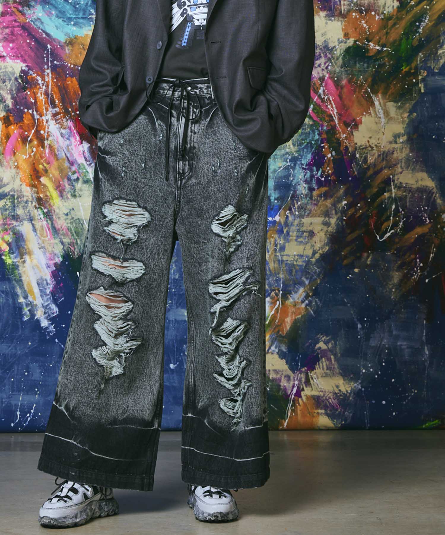 24SS PRE-ORDER】Destroy Denim Prime-Wide Pants