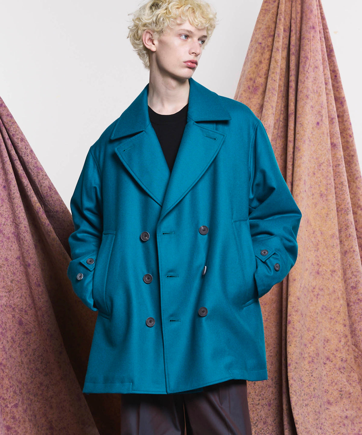 Italian Dead Stock Fabric Prime-Over Pea Coat