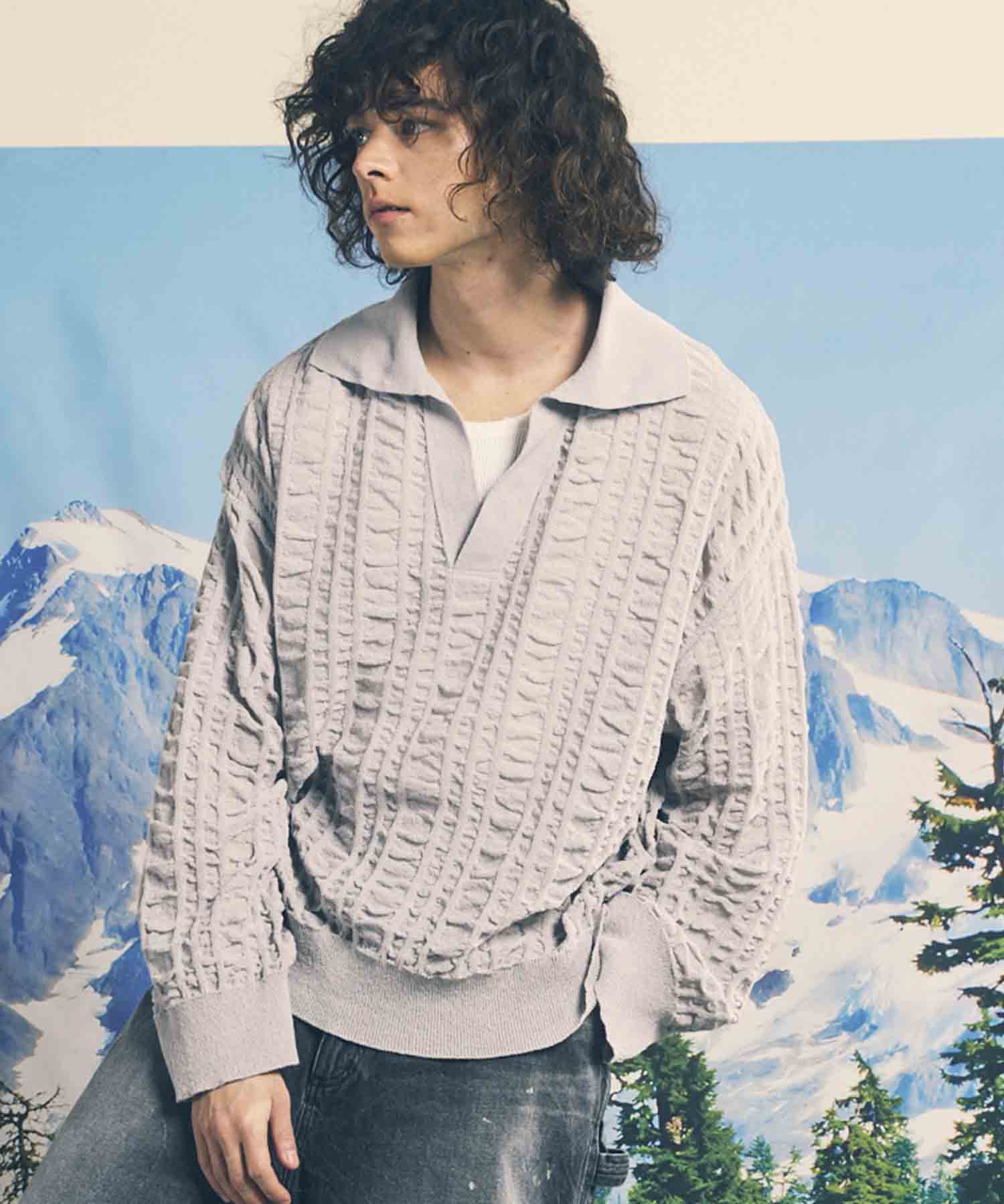 Plating Skipper Prime-Over Knit Pullover