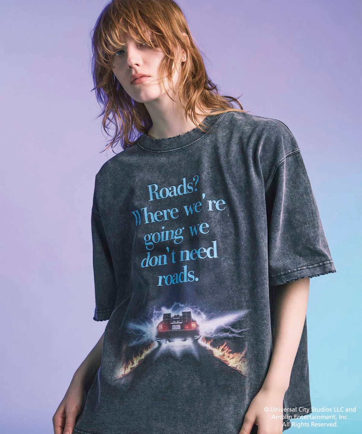 “BACK TO THE FUTURE”Prime-Over Crew Neck T-Shirt