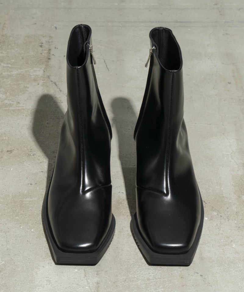 【SPECIAL SHOES FACTORY COLLABORATION】Zip Heel Boots Made In TOKYO