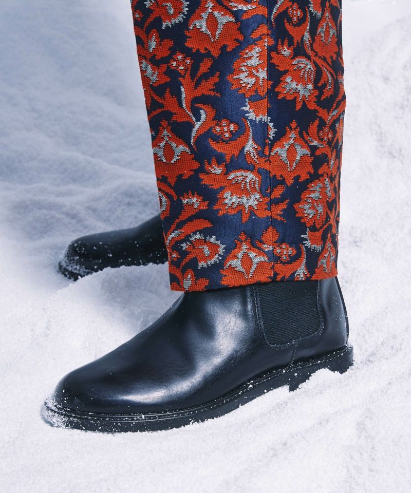 SPECIAL SHOES FACTORY コラボ】東京産スムースレザーサイドゴアブーツ SPECIAL SHOES FACTORY コラボ】東京産スムースレザーサイドゴアブーツ