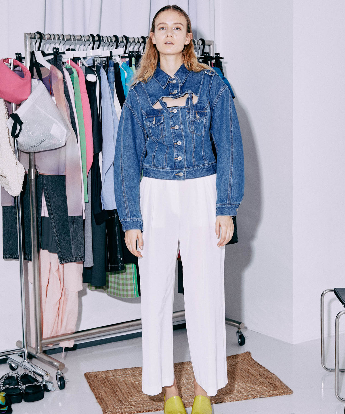 【SALE】Silky Taffeta Tuck Wide Pants