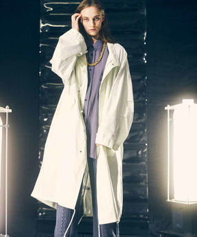 [Italian Dead Stock Fabric] Prime-Over Stand Collar COAT