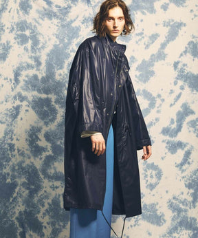 [Italian Dead Stock Fabric] Prime-Over Stand Collar COAT