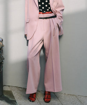 【26SPRING PRE-ORDER】Color Two-Tuck Wide Pants