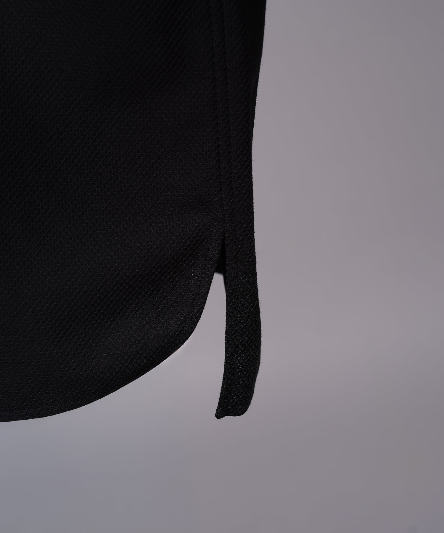 【26SS PRE-ORDER】Birdseye Jersey Mesh Prime-Over Henry Neck Short-sleeved T-shirt
