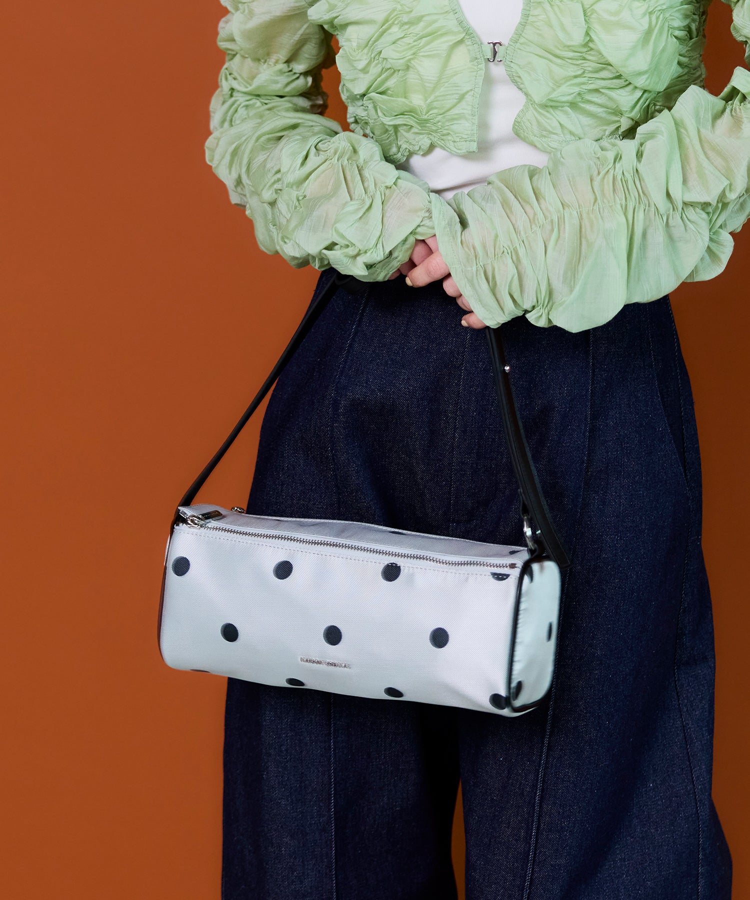 【26SPRING PRE-ORDER】Dot Narrow Double Zip Boston