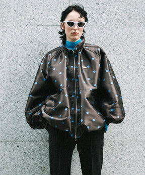 【26SPRING PRE-ORDER】Dot Voluminous Balloon Blouson
