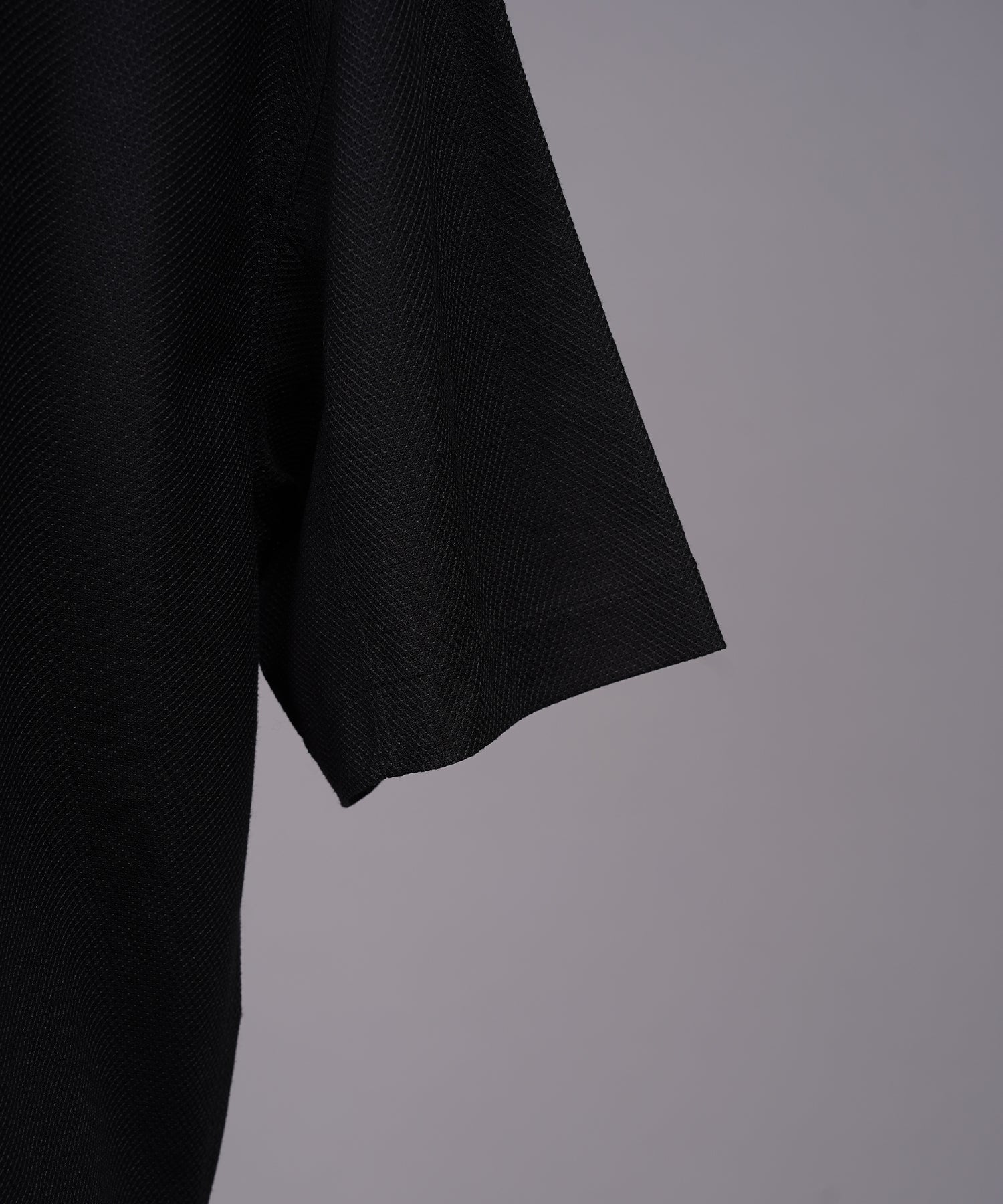 【26SS PRE-ORDER】Birdseye Jersey Mesh Prime-Over Henry Neck Short-sleeved T-shirt