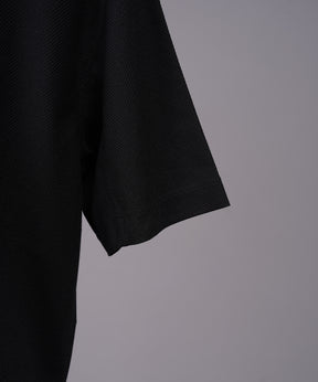 【26SS PRE-ORDER】Birdseye Jersey Mesh Prime-Over Henry Neck Short-sleeved T-shirt