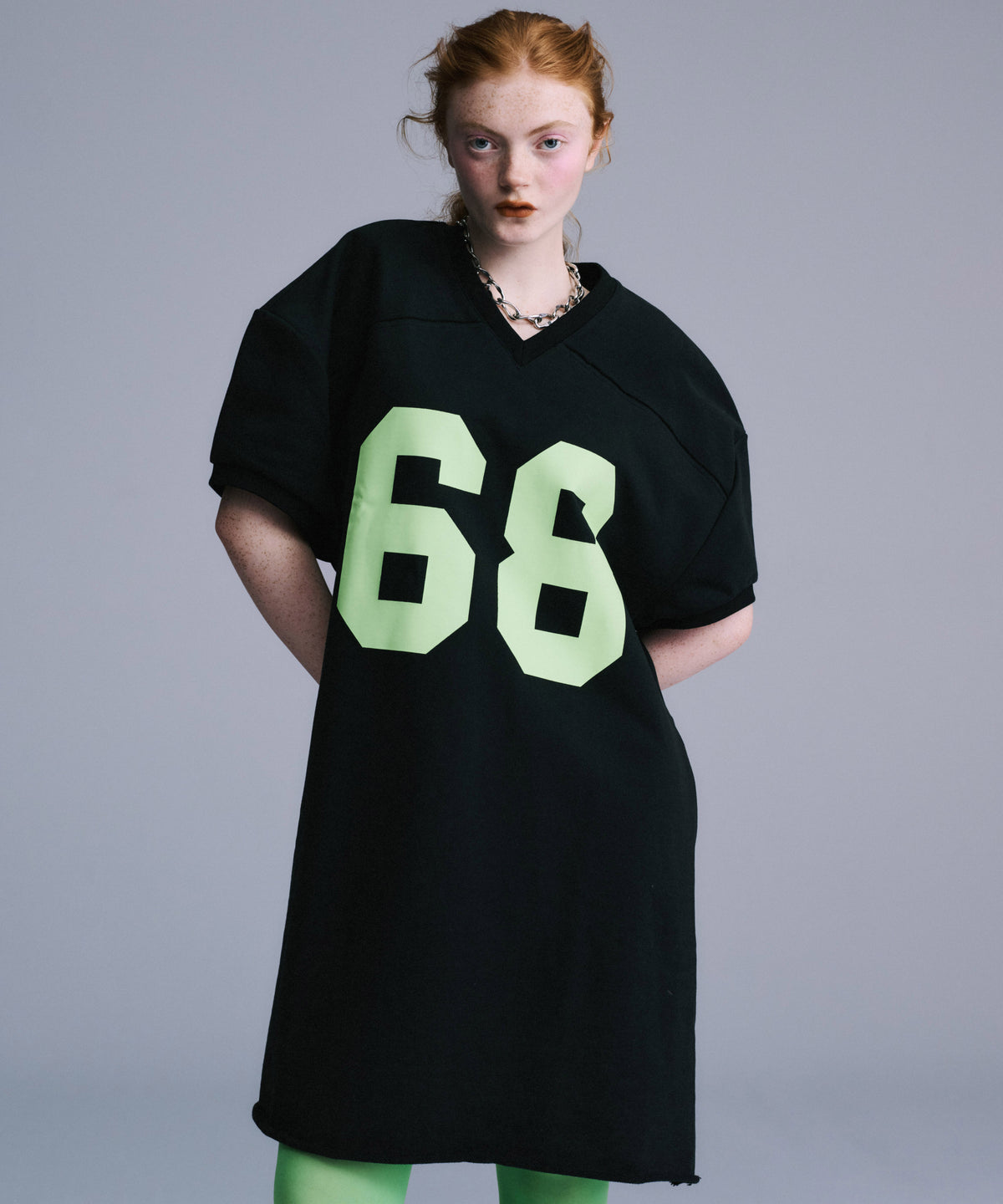 ＜MANA YAMAMOTO COLLABORATION＞ Rugby Sweats Mini Dress