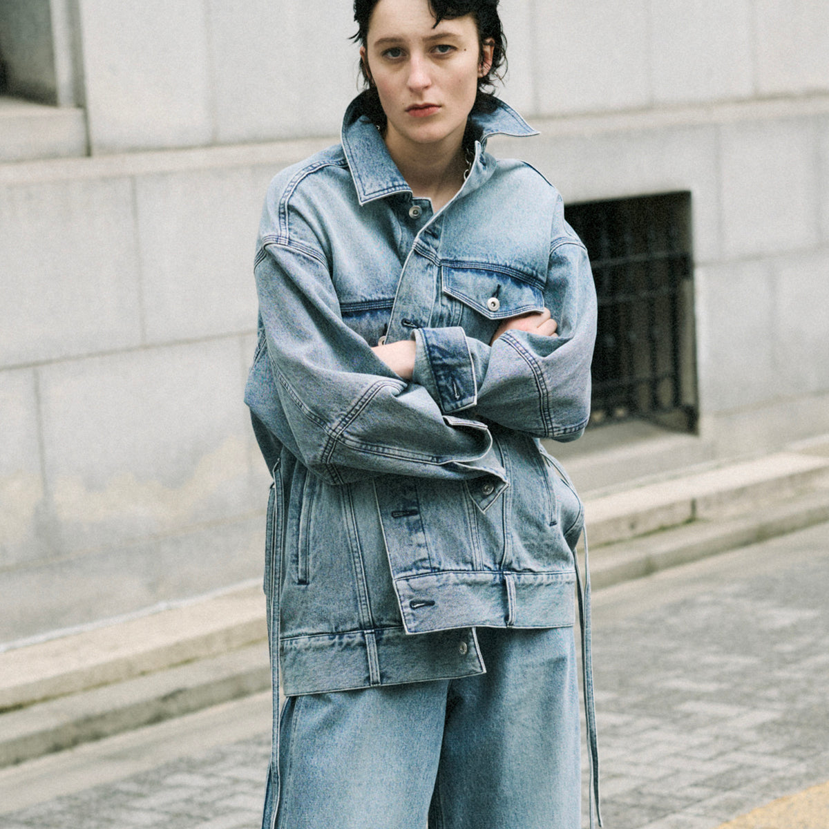 2WAY Over Denim Jacket